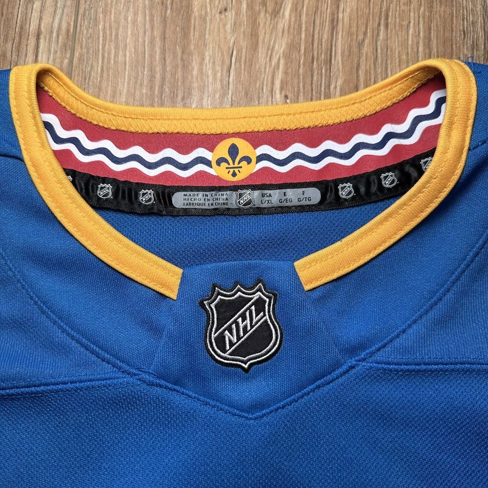 NHL Hockey St Louis Blues‎ Youth Size L/XL Blue/Yellow Jersey - Picture 3 of 11